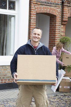 Removal team loading household items for a move in Elephant and Castle