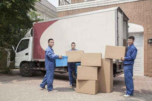 Unpacking boxes into a new flat near Elephant and Castle