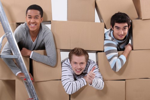 Residential moving support near Elephant and Castle flats and apartment buildings
