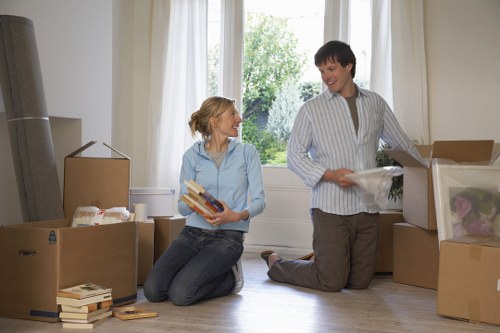 Preparing household items for a removals service in Elephant and Castle