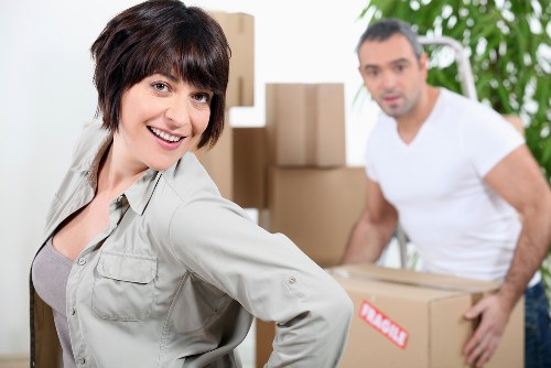 Commercial move and office relocation support by van